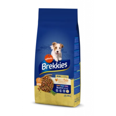 Brekkies Dog Mini Сухий корм для дорослих собак маленьких порід з куркою