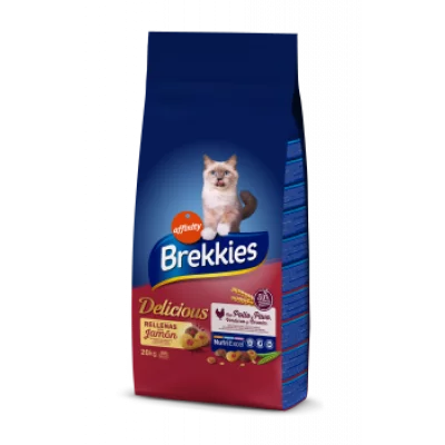 Brekkies Cat Delice Meat Корм для дорослих котів з куркою