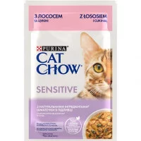 Purina Cat Chow Sensitive Вологий корм для дорослих котів, 8..