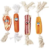 Іграшка для собак Toys Fun вінілові ласощі на мотузці ,35 см