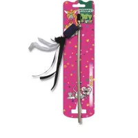 Іграшка для котів Caty funny дразнилка зі стрічками та дзвін..