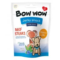 Bow wow Ласощі  для собак снеки з яловичини у вигляді стейкі..