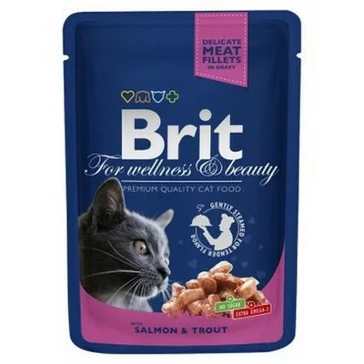 Brit Premium Cat pouch 100 g для дорослих котів