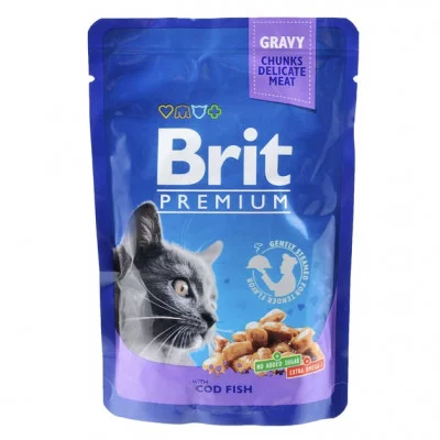 Brit Premium Cat pouch 100 g для дорослих котів