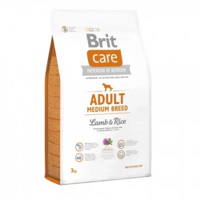 Brit Care Adult Medium Breed Lamb Гіпоалергенний для собак вагою від 10 до 25 кг