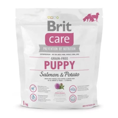 Brit  Care GF Junior  Breed корм для молодих собак всіх порід  з лососем