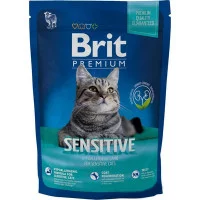 Brit Premium Cat Sensitive корм для котів з чутливим травлен..