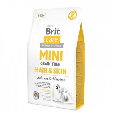 Brit  Care GF Mini Hair and Skin корм для дорослих собак міні порід