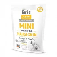Brit  Care GF Mini Hair and Skin корм для дорослих собак мін..