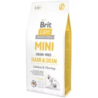 Brit  Care GF Mini Hair and Skin корм для дорослих собак мін..