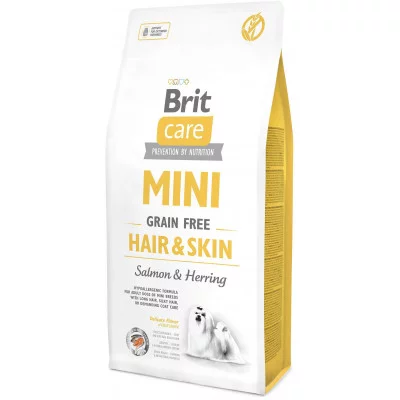 Brit  Care GF Mini Hair and Skin корм для дорослих собак міні порід