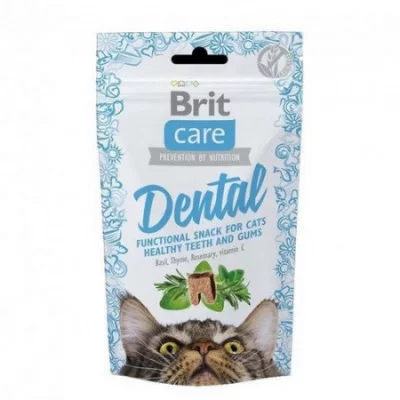 Brit Care Функціональні ласощі  для котів 50гр.