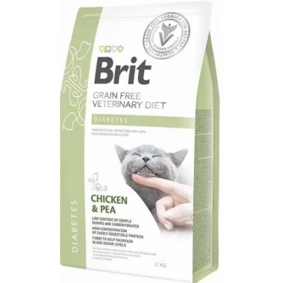 Brit GF Veterinary Diets Cat ветеринарний корм для котів Diabetes з куркою