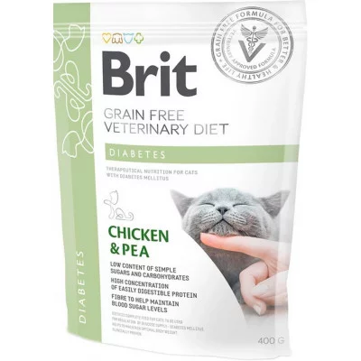 Brit GF Veterinary Diets Cat ветеринарний корм для котів Diabetes з куркою