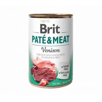 Brit Paté and Meat Dog k 400 g  вологий корм для собак