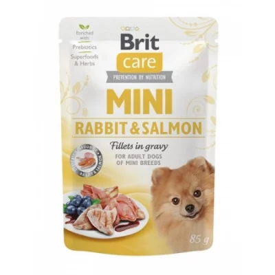 Brit Care Mini Dog pouch 85g Вологий корм для собак, філе у соусі