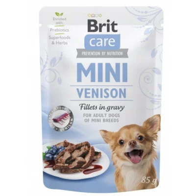 Brit Care Mini Dog pouch 85g Вологий корм для собак, філе у соусі
