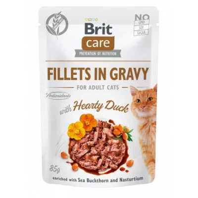 Brit Care Cat вологий корм для котів в желе pouch 85g
