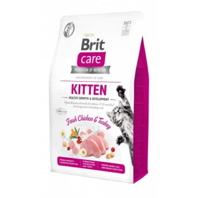 Brit Care Cat GF Kitten HGrowth and Development, (здорове зростання та розвиток)