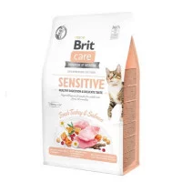 Brit Care Cat  Sensitive сухий корм для котів з чутливим тра..