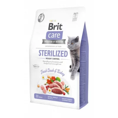 Brit Care Cat GF Sterilized Weight Control контроль ваги для стерилизованих котів