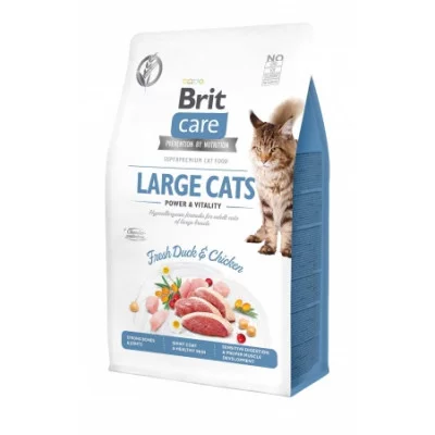 Brit Care GF Large Cats Power & Vitality Fresh Duck & Chicken