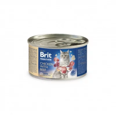 Brit Premium by Nature Cat k 200g  вологий корм для котів