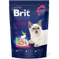 Brit Premium Cat Sterilized корм для дорослих котів з куркою
