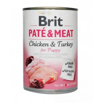 Brit Paté and Meat Dog k 400 g  вологий корм для собак
