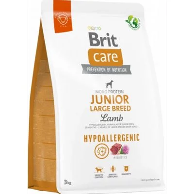 Brit Care Junior Large Breed Гіпоалергенний корм для цуценят та молодих собак великих порід, з ягням