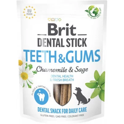 Brit Dental Stick Ласощі для собак 7 шт (251г)