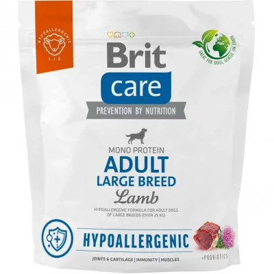 Brit Care Adult Lamb Hypoallergenic  корм для дорослих собак  з ягням