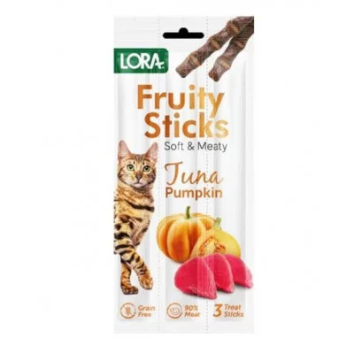 Lora жувальні ковбаски ласощі для котів 3х5г