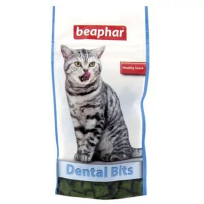 Beaphar Cat-a-Dent Bits Подушечки для чистки зубів котів