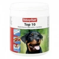 Beaphar Top 10 мультивітаміни для собак з L-карнітином