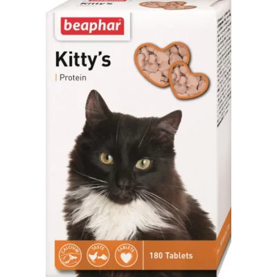 Beaphar Kitty's Protein вітамінізовані ласоші для котів