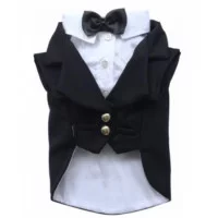 Doggy Dolly Смокінг чорний з білим