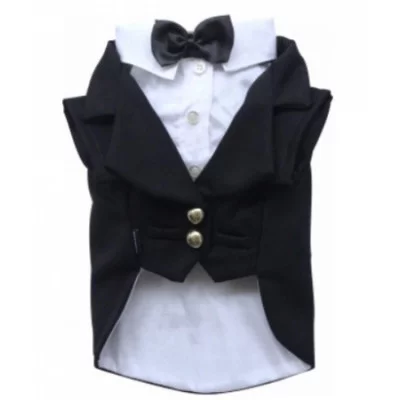 Doggy Dolly Смокінг чорний з білим