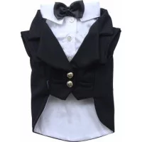 Doggy Dolly Смокінг чорний з білим