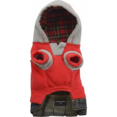 Doggy Dolly Худі червоне з блакитною спідницею