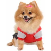 Doggy Dolly Худі червоне з блакитною спідницею