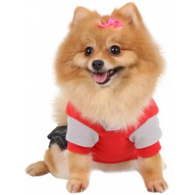 Doggy Dolly Худі червоне з блакитною спідницею