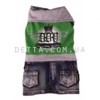 Doggy Dolly Спідниця джинс з футболкою зеленою dd y