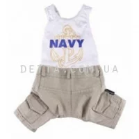 Doggy Dolly Комбінезон з якорем Navy Boy