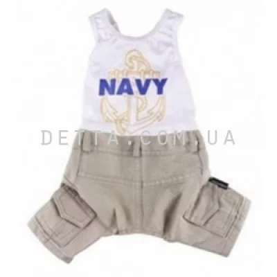 Doggy Dolly Комбінезон з якорем Navy Boy