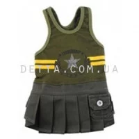 Doggy Dolly Плаття хакі Army girl
