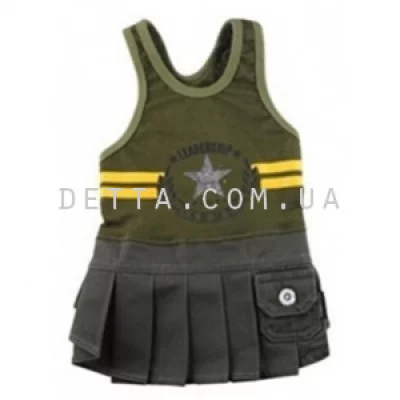 Doggy Dolly Плаття хакі Army girl
