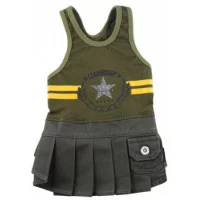 Doggy Dolly Плаття хакі Army girl
