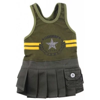 Doggy Dolly Плаття хакі Army girl