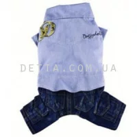 Doggy Dolly Сорочка з джинсами DD блакитний